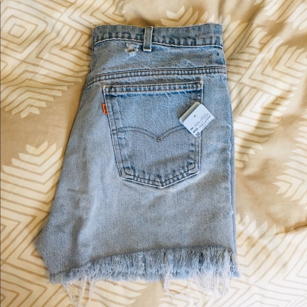 Levi’s denim cut-off shorts